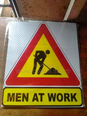 Men At Work Signage