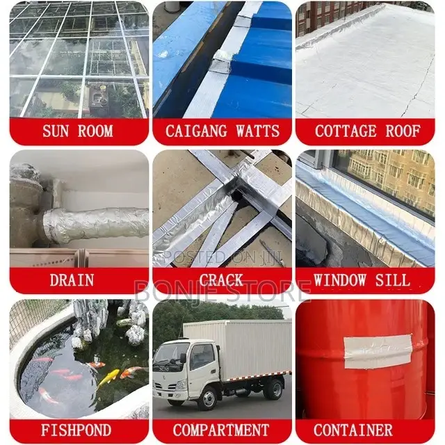 Strong Waterproof Aluminium Foil Butyl Tape Self Adhesive