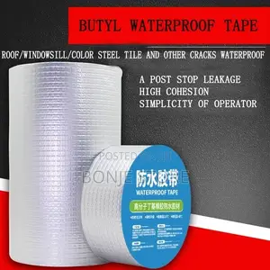 Strong Waterproof Aluminium Foil Butyl Tape Self Adhesive