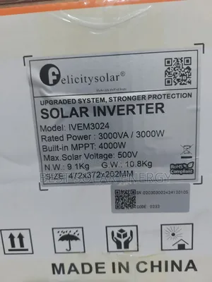Felicity 3kva Ivem3024 Inverter 24v