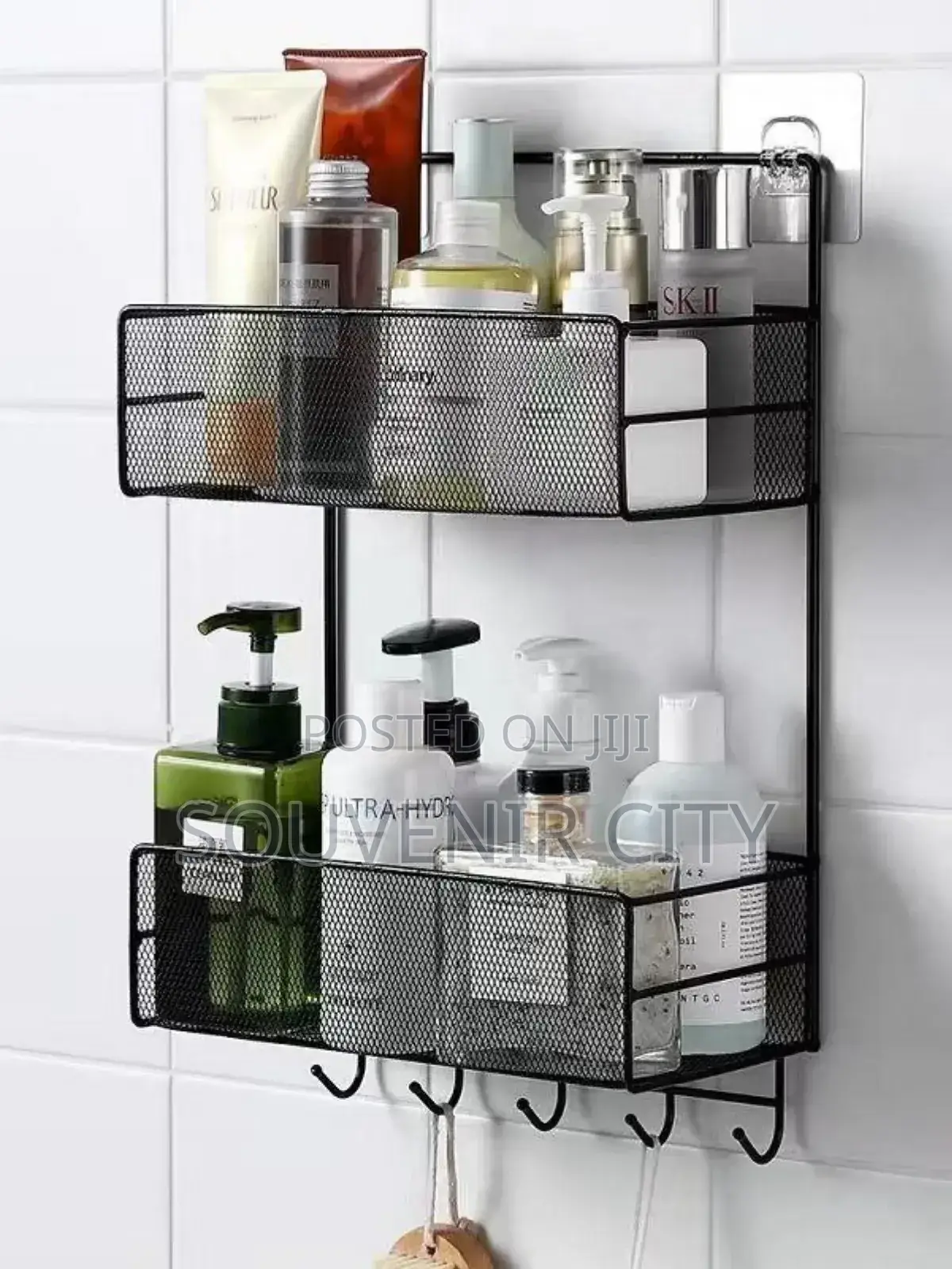 Wall Mounted Bathroom Shelf Organizer
