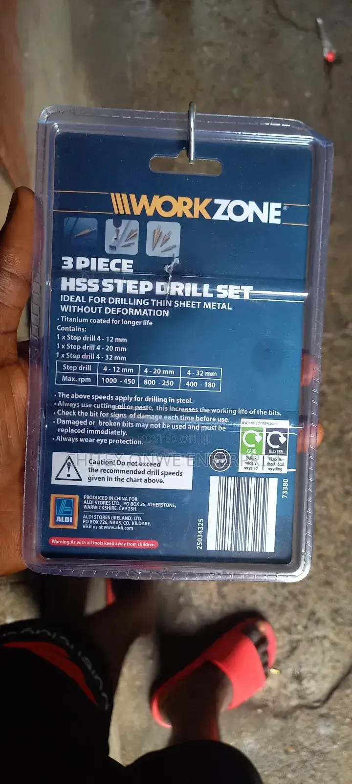 3 Piece (Hss Step Drill Set) Bit