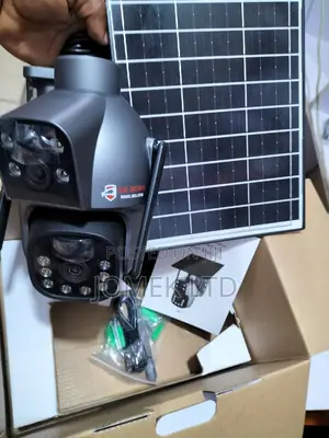 5mp Solar Powered 4g Dual Lens Rotational CCTV Camera