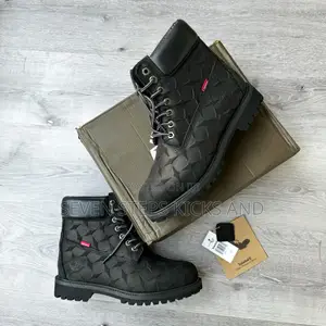 Supreme Nyc X Timberland Diamond Plate 6 Inch Luxury Boots