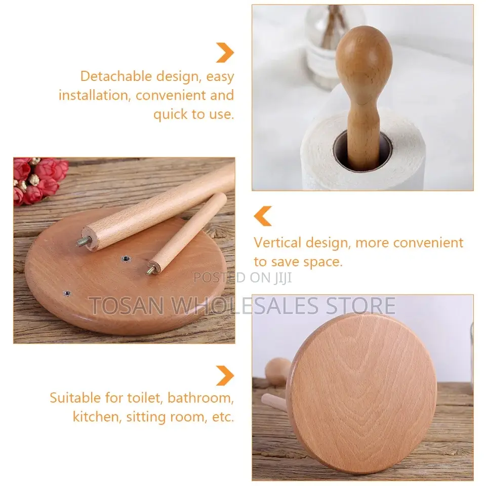 Bamboo Tissue Holder