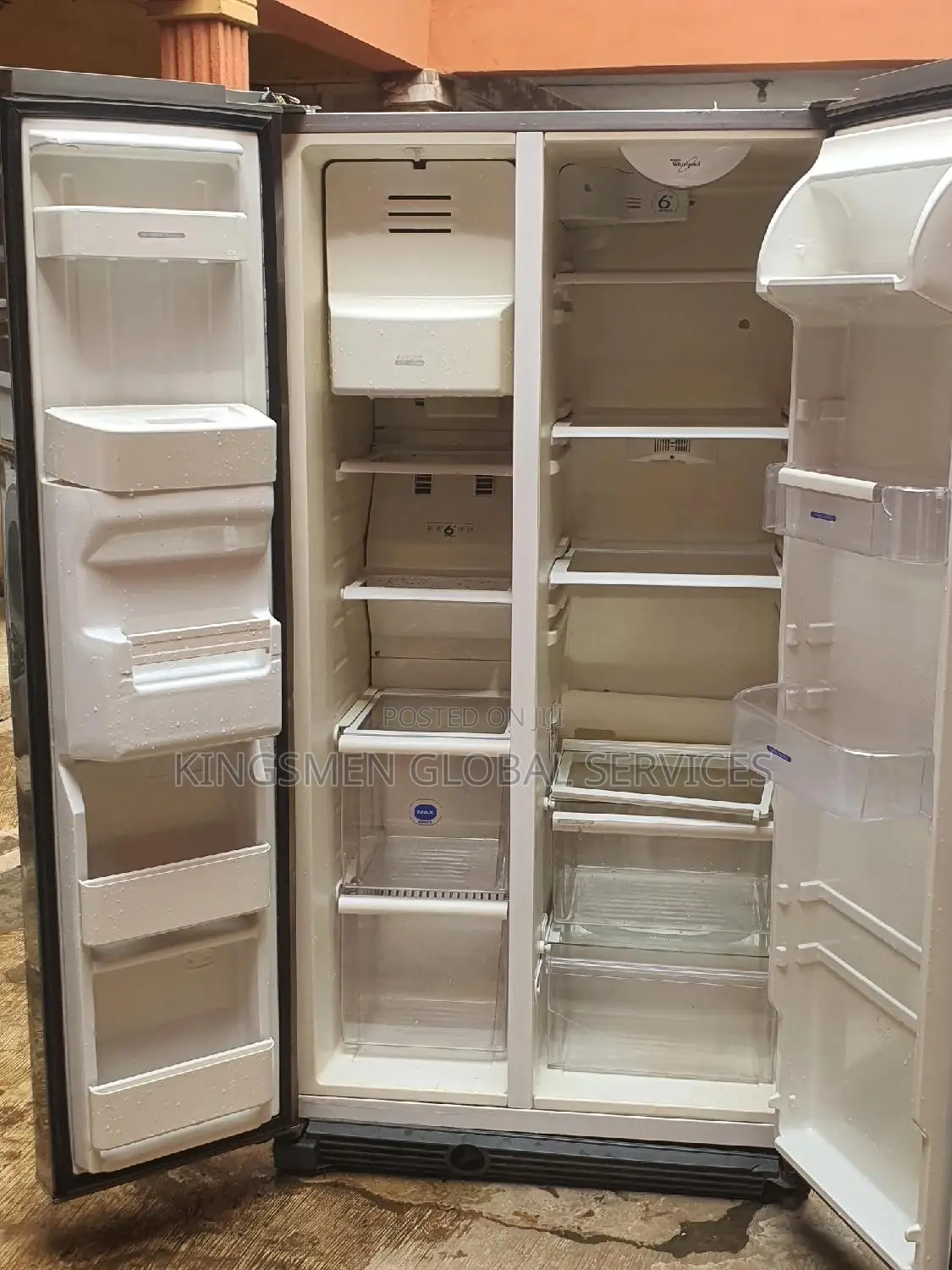 Whirlpool Side by Side American Style Refrigerator