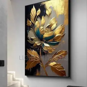 Gold Leaves Art Frames