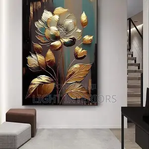 Gold Leaves Art Frames