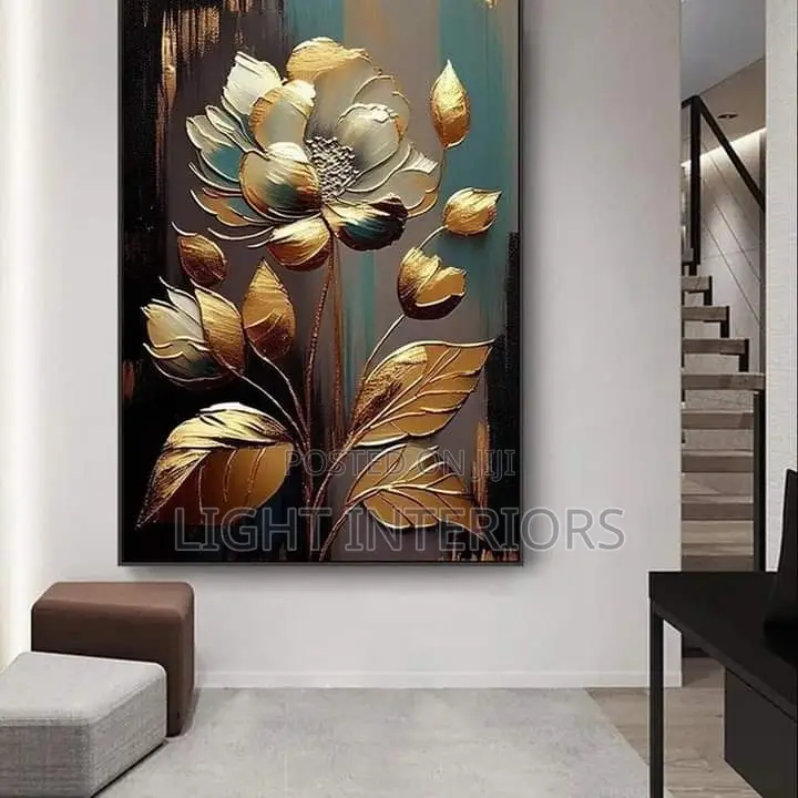 Gold Leaves Art Frames