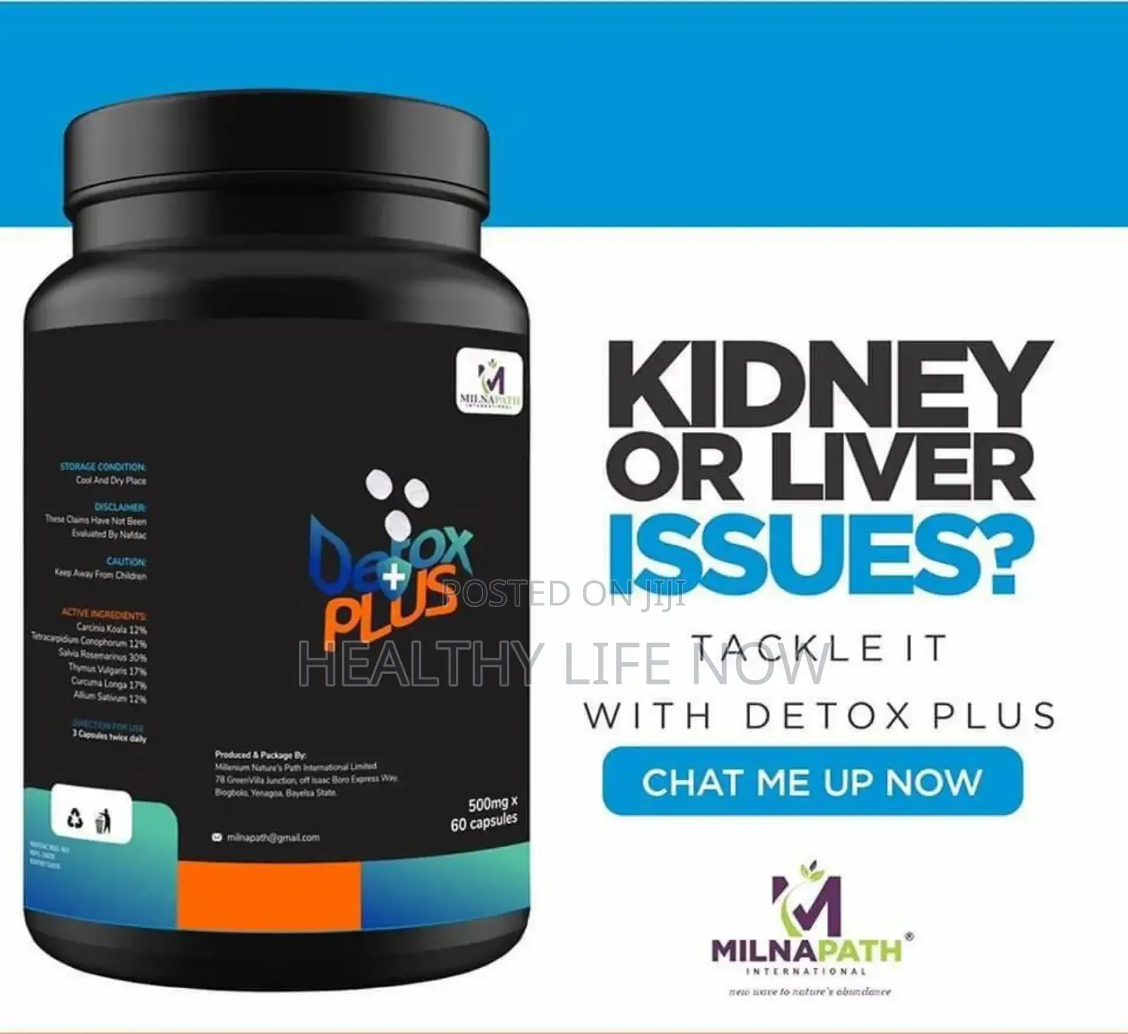 Kidney or Liver Issues, Tackle It With Detox Plus