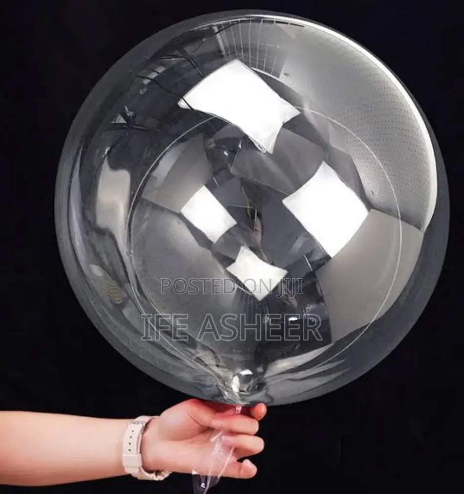 Transparent Balloon in Different Sizes - 5pcs