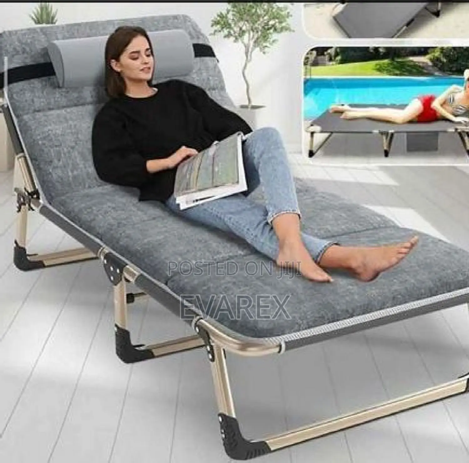 Mobile Foldable Relaxing Bed