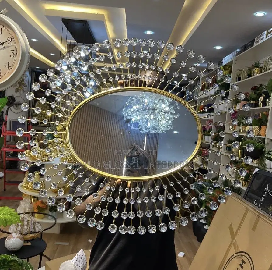 Crystal Big Console Mirror