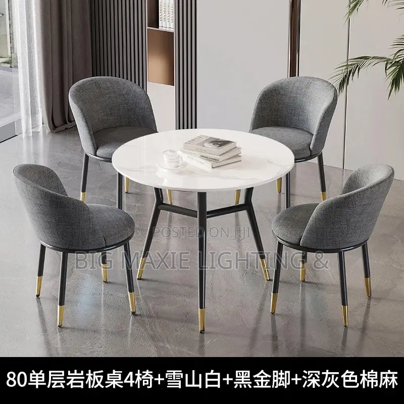 Modern Luxury 4 Seats Dinning Sets