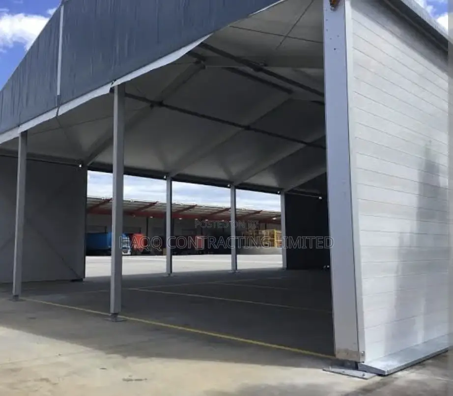 Large Fabric Canopy/Loading Bay Canopy/ Wind Resistance