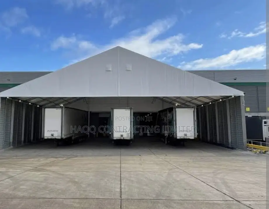Large Fabric Canopy/Loading Bay Canopy/ Wind Resistance