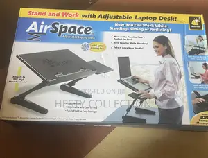 Adjustable Laptop Table With Fan