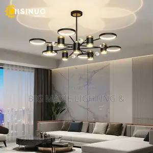 Dimmable LED Pendant Light Sputnik Chandelier