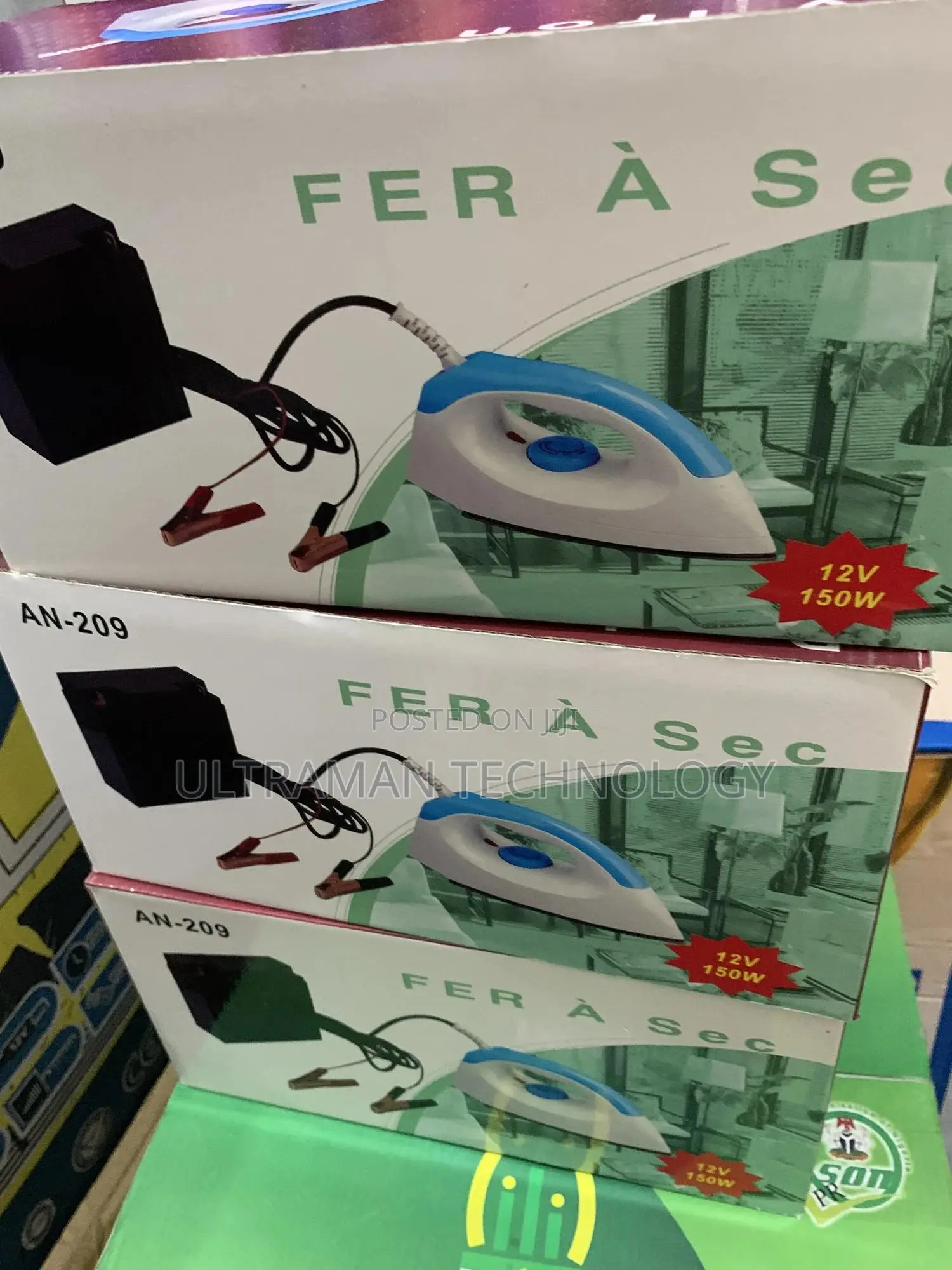 12volts Dc Pressing Iron (Solar Iron)