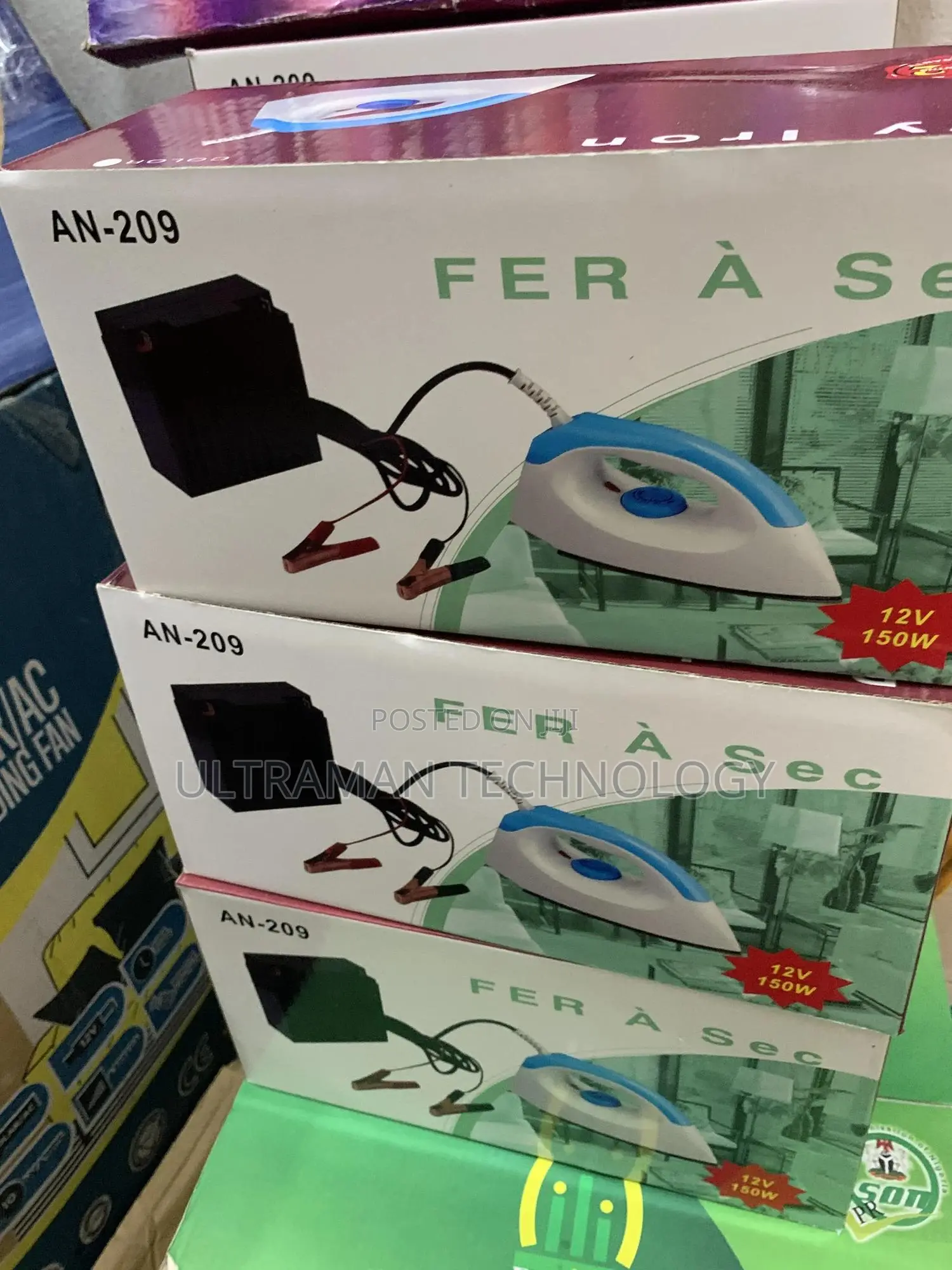 12volts Dc Pressing Iron (Solar Iron)