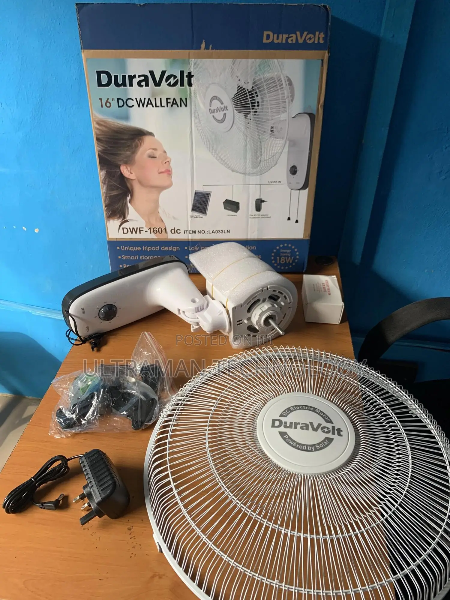 Duravolt Dc Solar Fan (Ac Dc)