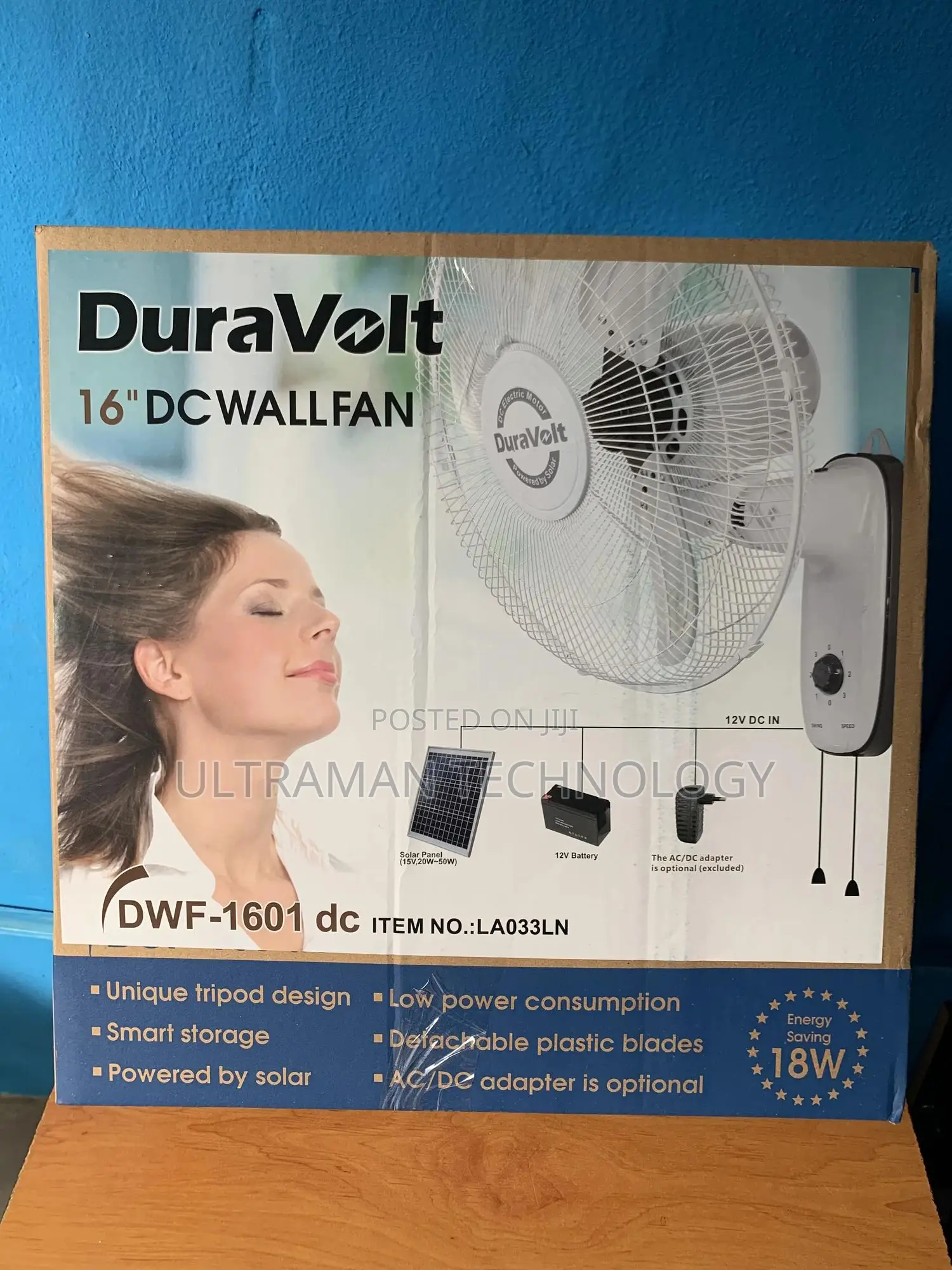Duravolt Dc Solar Fan (Ac Dc)