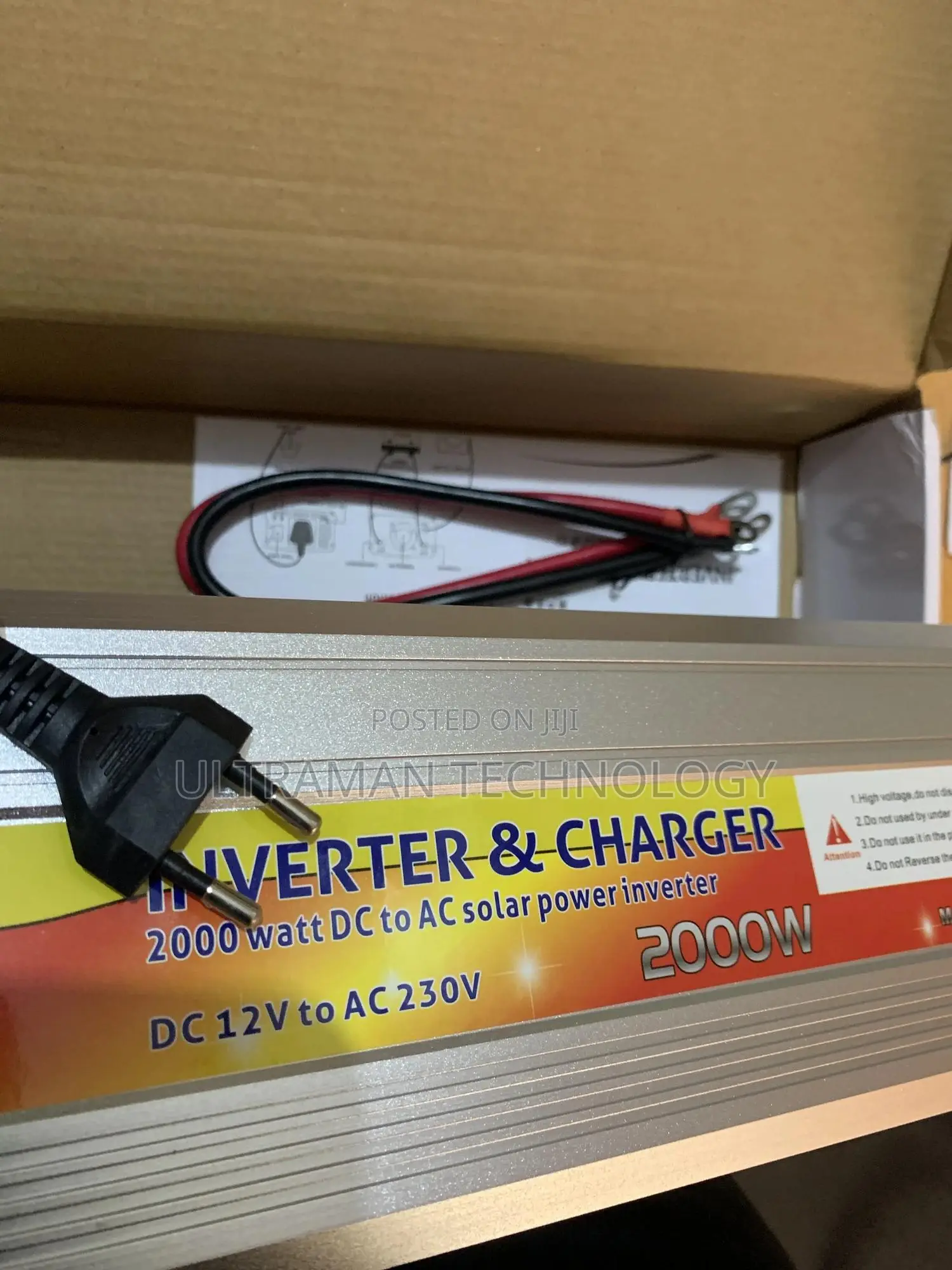2000 Watts (2kva Mini Solar Inverter) Dc/Ac + 220v Charger