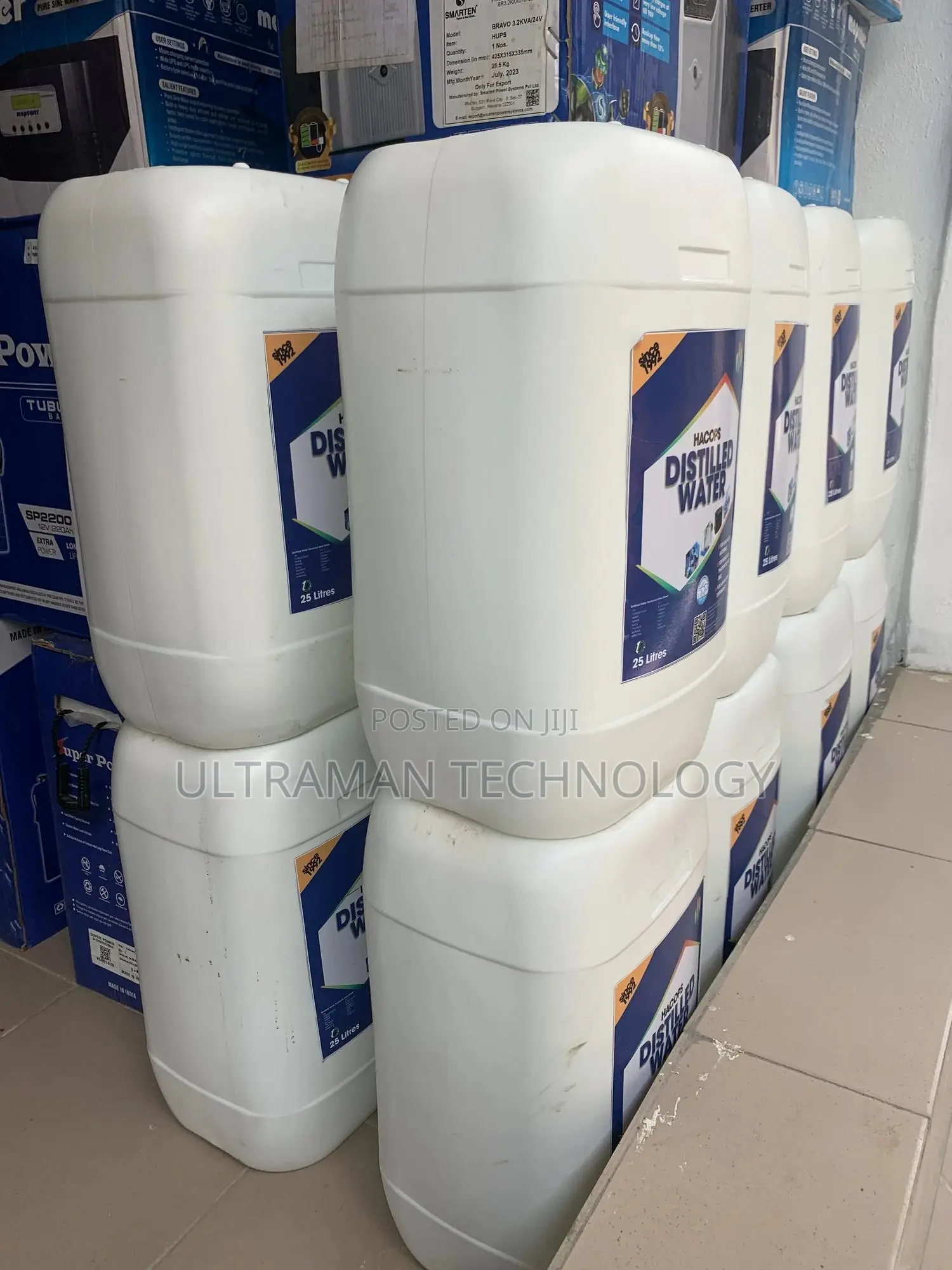 Distilled Water (Demineralized, Deionized)