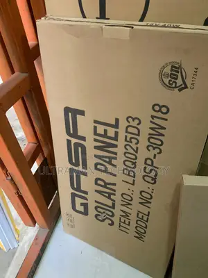 30 Watts Solar Panel Monocrystaline 12 / 18volts