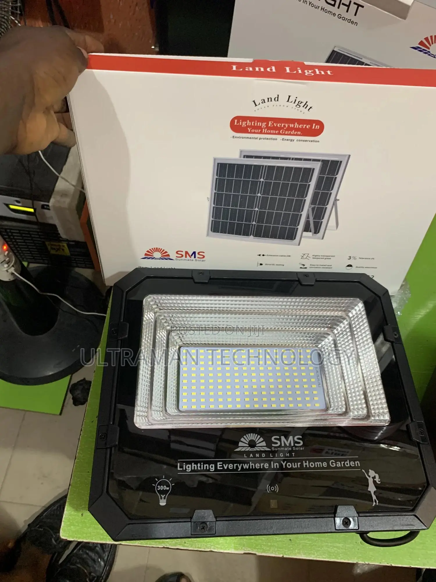 SMS Solar Flood Light 300watts (Double Panel)