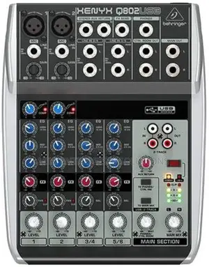 Photo - Behringer Q802USB Premium 8-Input 2-Bus Mixer With XENYX Mic