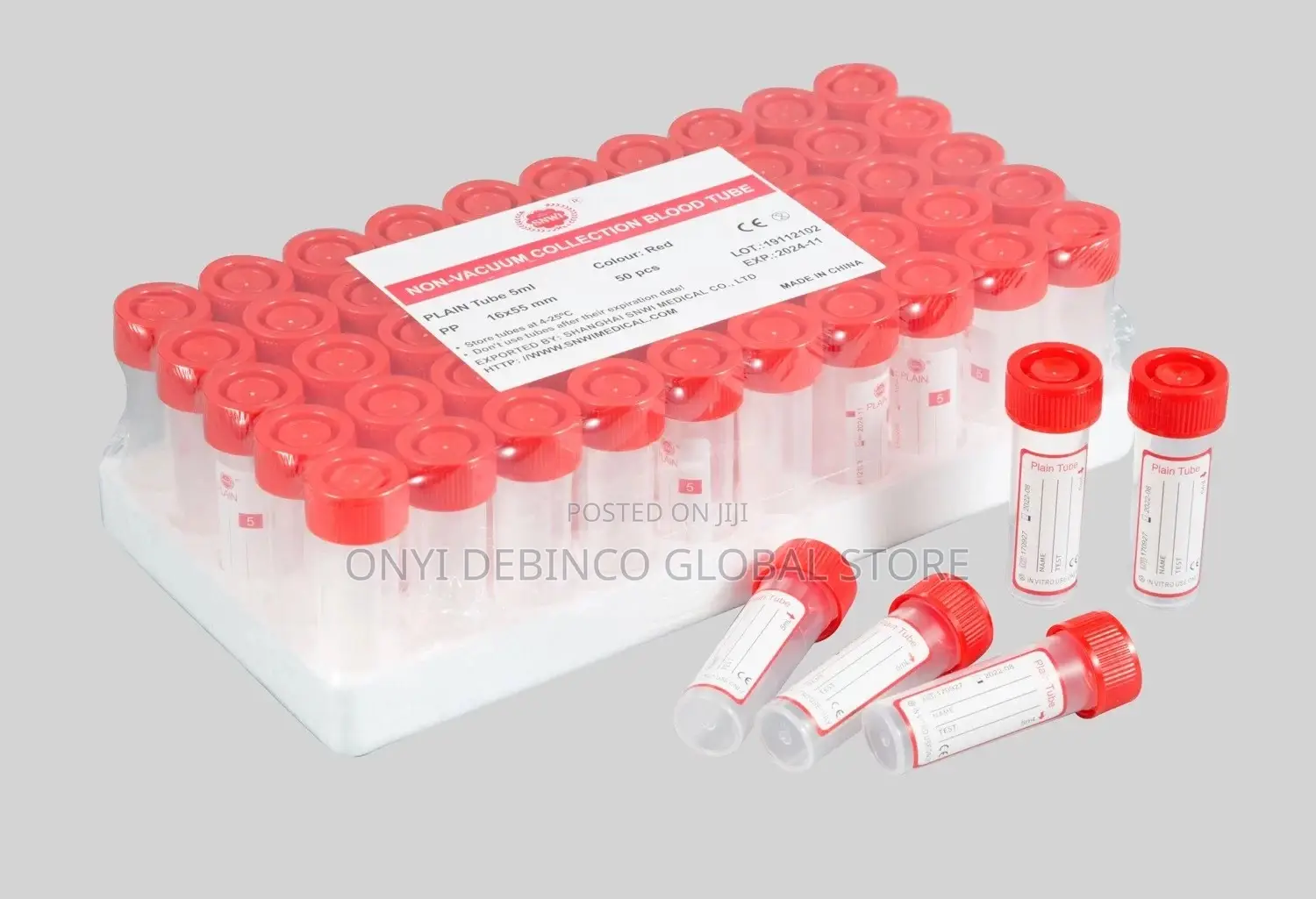 Plain Sample Bottle – Non-Vaccum