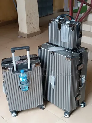 Set of 3 in 1 Aluminium Travelling Luggage Boxes