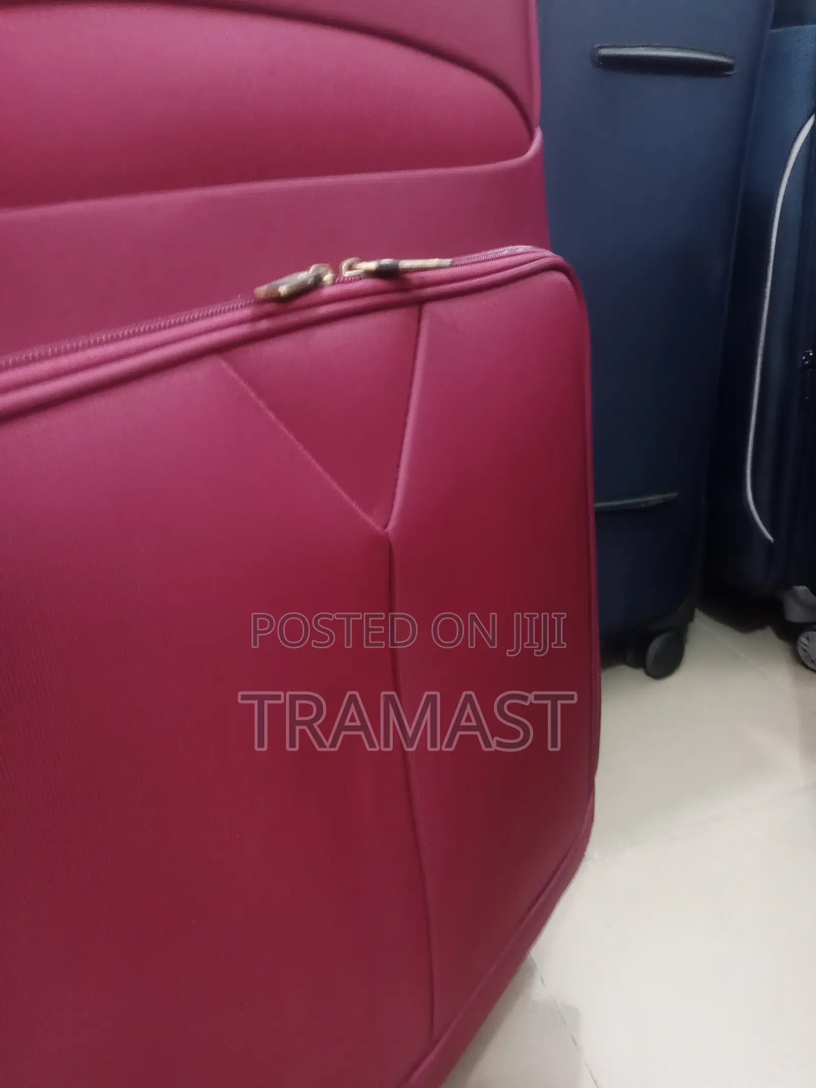 Quality Swiss Polo Trolley Luggage Oxblood Red Bag