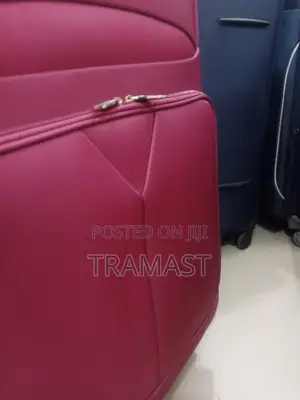 Quality Swiss Polo Trolley Luggage Oxblood Red Bag