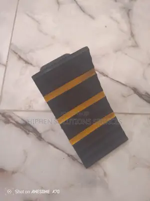 Black And Yellow Rubber Wheel Stop 1.65 Metre
