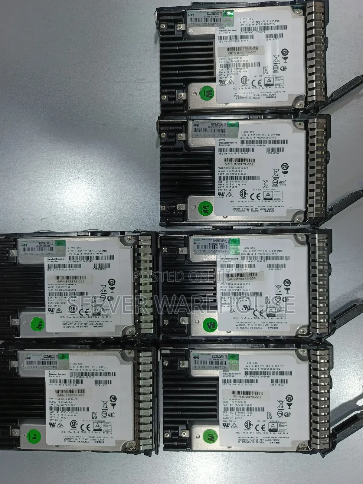 1.6tb SSD Sas Drive for HP Server
