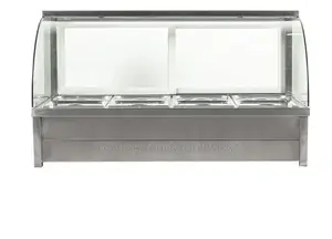 Curved Glass Food Warmer