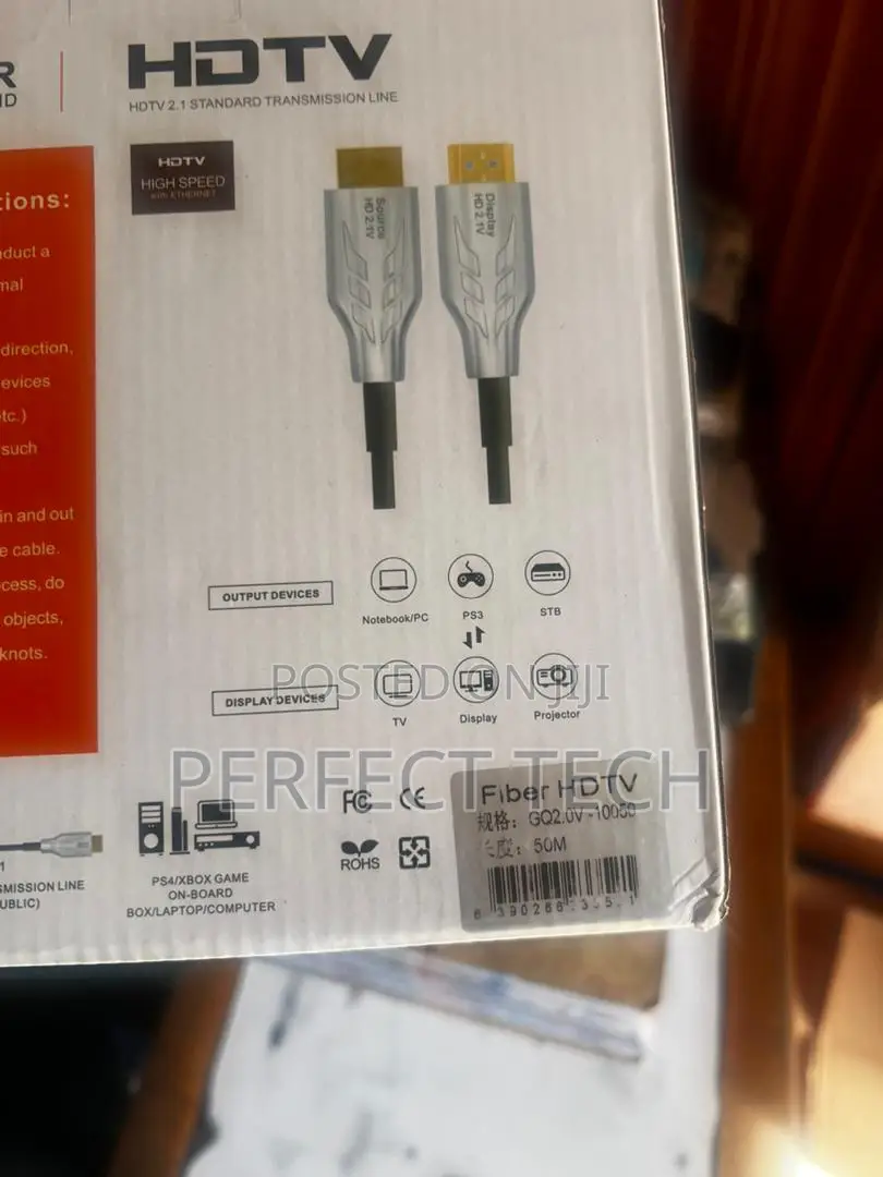50meter Fiber Optics Hmi Cable