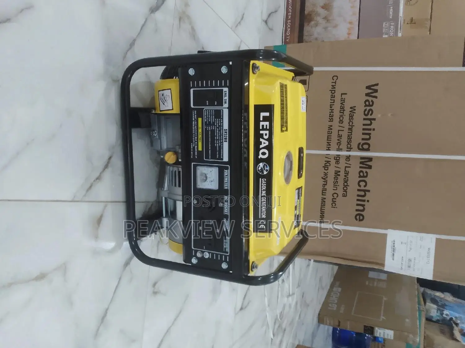 The GP Elepaq SV 3200 Manual Generator 1.5kva
