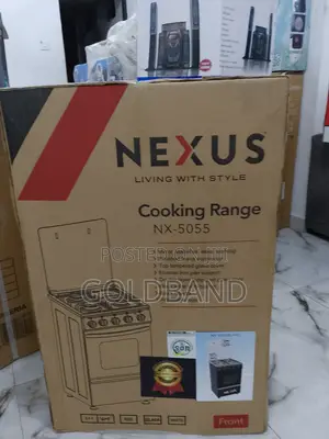 "NX-5055" Affordable 4burner + Oven Cooking Range
