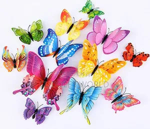 12 Pieces 3D Butterfly Wall Stickers