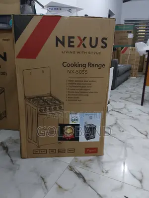 Stainless Steel 4 Burner + Oven Cooking Gas NX-5055