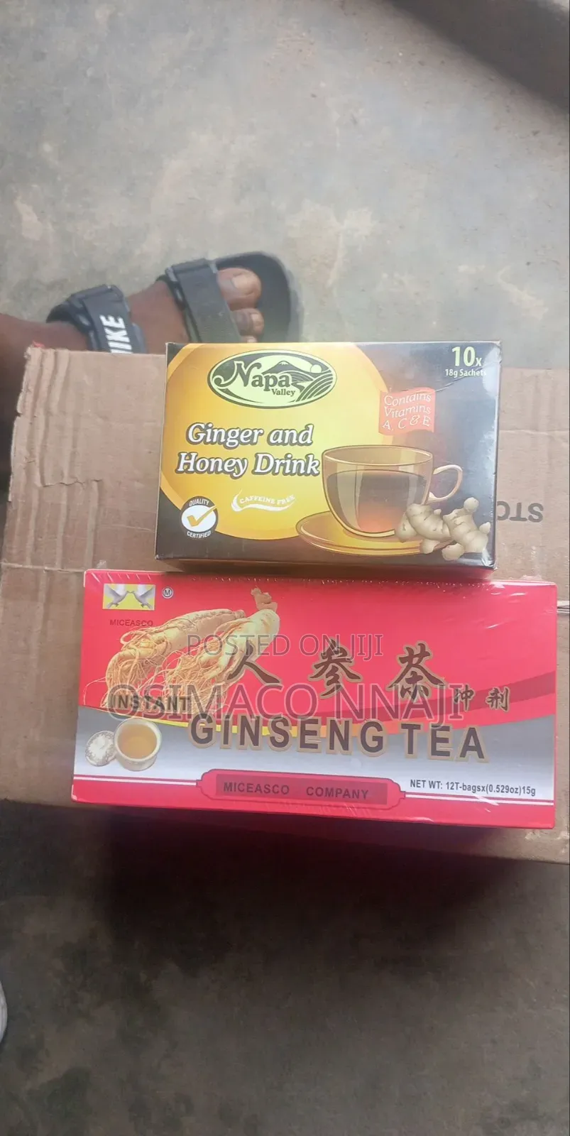 Ginger and Honey Drink Ginseng Tea