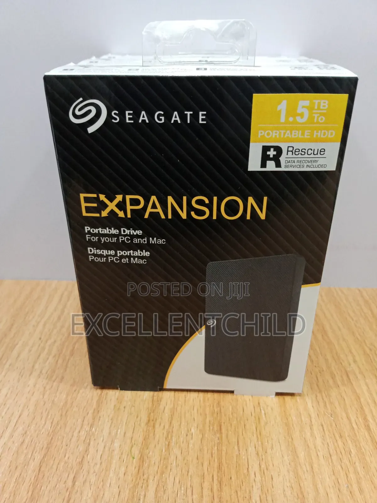 For External Storage 1.5TB Seagate Expansion.