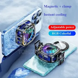 Magnetic Mobile Phone Radiator Cooler With Grip