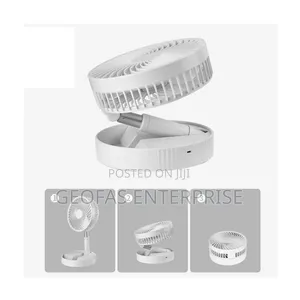 Portable Foldable and Adjustable Rechargeable Table Fan