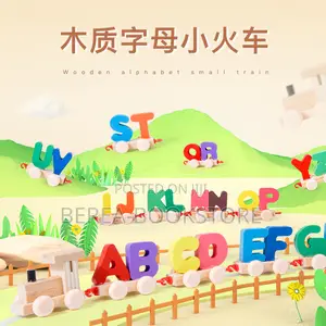 Alphabet Wooden Educational Train Toy