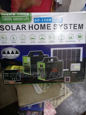 50400mah(Lithium)Gdlife Solar Generator With 40watt Panel