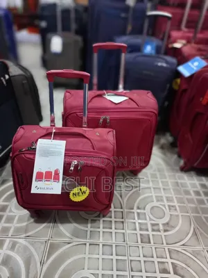 2 Set Travelling Luggage - Red